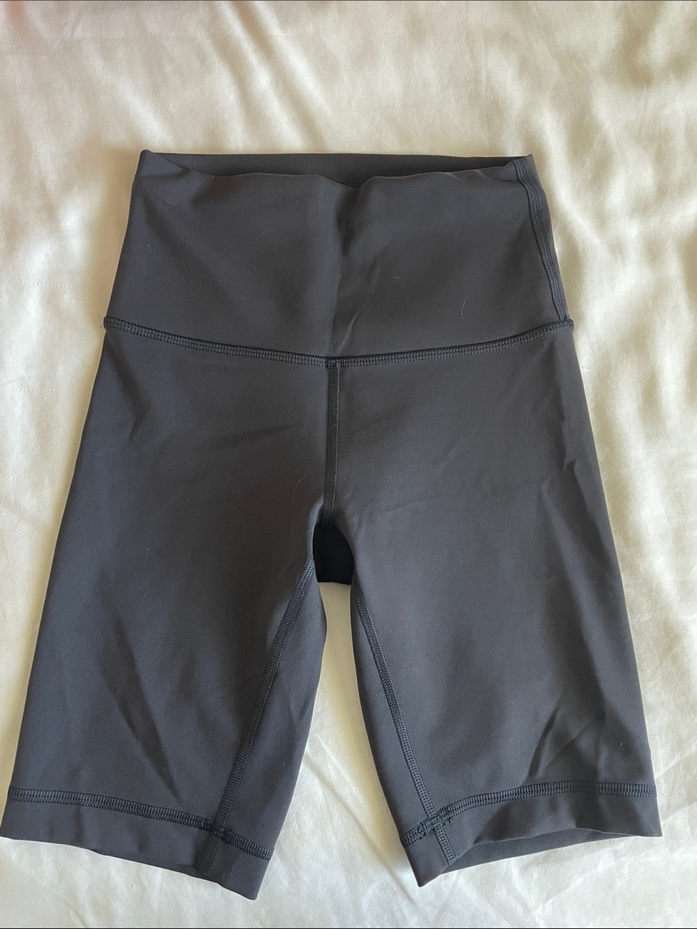 High-Waist Black Biker Shorts for Women